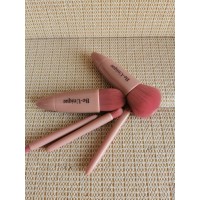 Be-Unique Makeup Brushes Foundation Brush& Concealer Brush& Blusher Brush Face Kabuki Blush Bronzer Travel Buffing Stippling Contour Liquid Blending Makeup brush 5 Piece Set